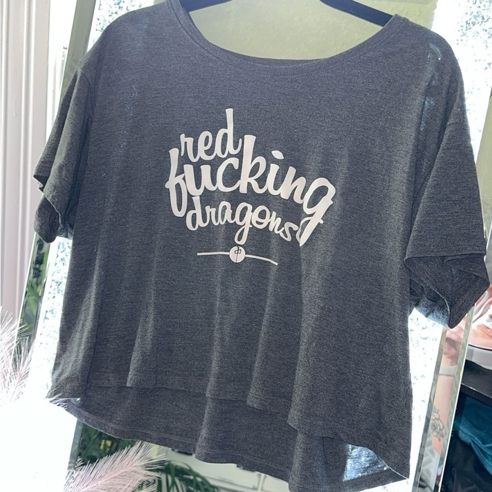 RDS Red Dragon Skate Flowy Cropped Tee